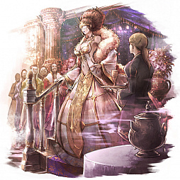 画像ギャラリー No.002のサムネイル画像 / 「OCTOPATH TRAVELER 大陸の覇者」,メインストーリー“富を極めし者”の予告映像が公開に。ヘルミニアのCVは田中敦子さんが担当