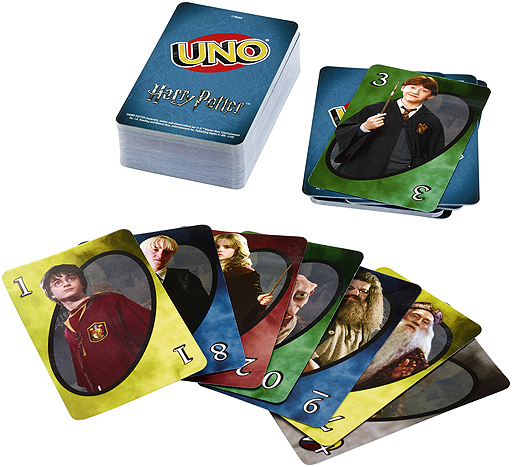 画像ギャラリー No.002のサムネイル画像 / 「ハリー・ポッター」コラボの「UNO」が3月末に発売へ。この商品だけのスペシャルルール「ワイルド組分け帽子」4枚入り
