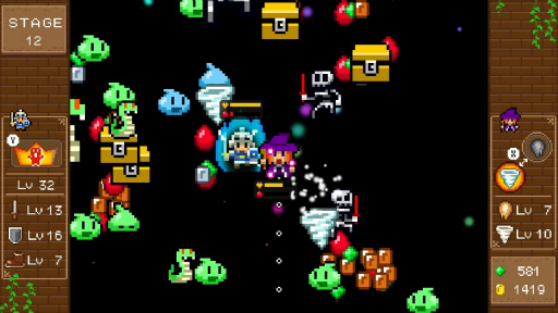 画像ギャラリー No.020のサムネイル画像 / 「魔女と勇者」Nintendo Switch版が本日配信開始。レトロな8bitテイストのアクションゲーム