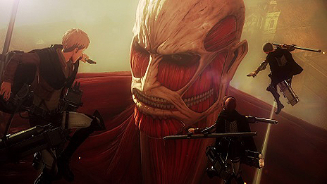 画像ギャラリー No.008のサムネイル画像 / 「進撃の巨人2 -Final Battle-」，「射撃装備」のフックドライブシーンが画像で公開。キャラエピソードモードの追加画像も