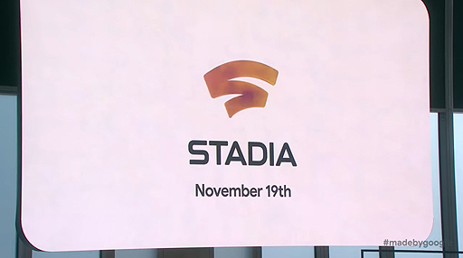 画像ギャラリー No.005のサムネイル画像 / Googleのクラウドゲームプラットフォーム「Stadia」のサービスは11月19日スタート。日本を含まない14の地域でローンチへ