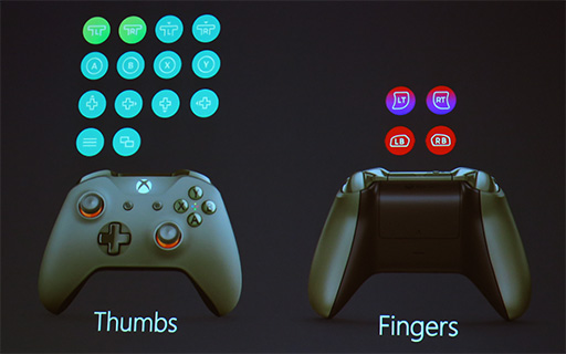 画像ギャラリー No.006のサムネイル画像 / ［GDC 2019］Microsoftのクラウドゲームサービス「xCloud」は，仮想ゲームパッドがゲームに応じて柔軟に変化する