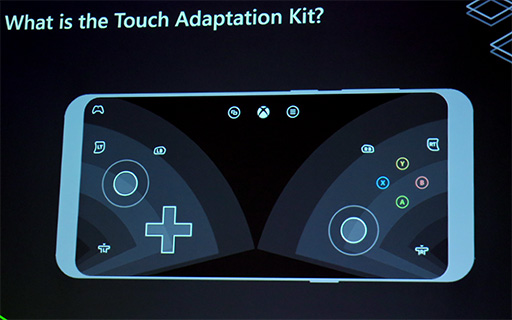 画像ギャラリー No.007のサムネイル画像 / ［GDC 2019］Microsoftのクラウドゲームサービス「xCloud」は，仮想ゲームパッドがゲームに応じて柔軟に変化する