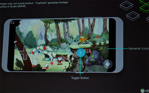画像ギャラリー No.009のサムネイル画像 / ［GDC 2019］Microsoftのクラウドゲームサービス「xCloud」は，仮想ゲームパッドがゲームに応じて柔軟に変化する