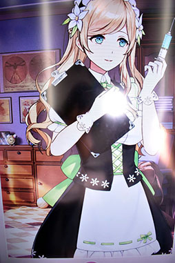 画像ギャラリー No.018のサムネイル画像 / ［TGS 2019］配信日が間近に迫った「ガール・カフェ・ガン」を試遊機で体験。ブース内では大型タッチパネルで好きなヒロインとのデートも実現!?