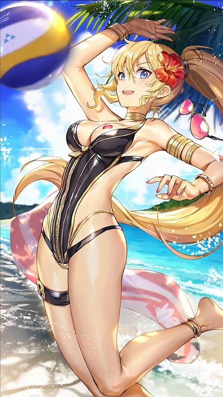 画像ギャラリー No.002のサムネイル画像 / 「ガール・カフェ・ガン」，水着衣装の「イーコス」「ジュノ」「蘇小真」が登場。期間限定イベントの開催も