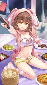 画像ギャラリー No.004のサムネイル画像 / 「ガール・カフェ・ガン」,パジャマ衣装の少女達が登場するピックアップガチャを実施