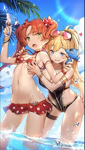 画像ギャラリー No.002のサムネイル画像 / 「ガール・カフェ・ガン」，イベント「渚のスペクトル」が開催中。水着姿の新カード4種が登場