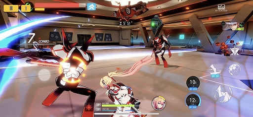 画像ギャラリー No.007のサムネイル画像 / 近未来の都市も美しい「VGAME」を先行プレイ。enishの新作はスマホ向け3DアクションRPGで，1月17日に配信開始