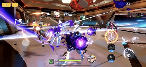 画像ギャラリー No.008のサムネイル画像 / 近未来の都市も美しい「VGAME」を先行プレイ。enishの新作はスマホ向け3DアクションRPGで，1月17日に配信開始