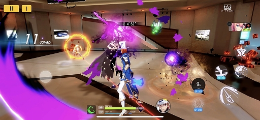 画像ギャラリー No.010のサムネイル画像 / 近未来の都市も美しい「VGAME」を先行プレイ。enishの新作はスマホ向け3DアクションRPGで，1月17日に配信開始