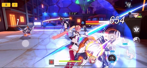 画像ギャラリー No.011のサムネイル画像 / 近未来の都市も美しい「VGAME」を先行プレイ。enishの新作はスマホ向け3DアクションRPGで，1月17日に配信開始