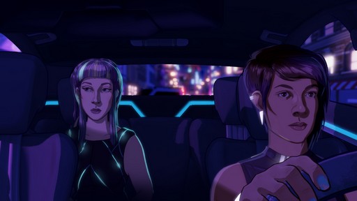 画像ギャラリー No.004のサムネイル画像 / ［GDC 2019］Switchでのリリースが決まった「Neo Cab」は，会話でゲームを進めていく“ナラティブ・サバイバル”ゲーム
