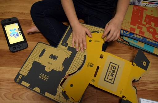 画像ギャラリー No.039のサムネイル画像 / 「Nintendo Labo:VR Kit」を親子でプレイ。子どもも安心して遊べるVRを作って遊んで改造する!