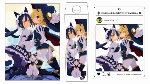 画像ギャラリー No.001のサムネイル画像 / 「ガレリアの地下迷宮と魔女ノ旅団」原田たけひと氏描き下ろしイラストの新グッズが近日登場