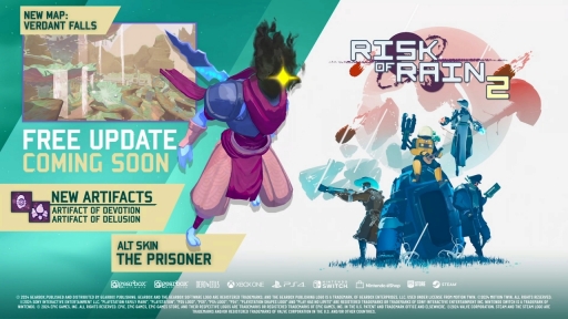 画像ギャラリー No.003のサムネイル画像 / ローグライクアクション「Risk of Rain 2」が2D探索型アクションの名作「Dead Cells」とコラボ。新アップデート「Devotion」の情報が公開に