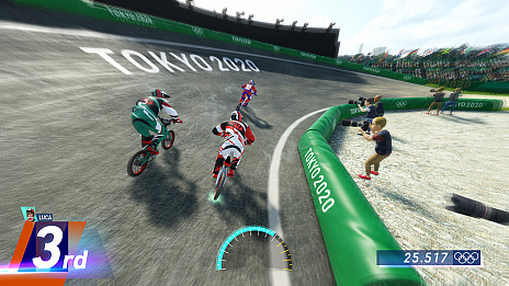 画像ギャラリー No.009のサムネイル画像 / 「東京2020オリンピック The Official Video Game」，種目「BMX」「110mハードル」「走幅跳」を紹介。松田丈志さんによる実況映像の第4弾も