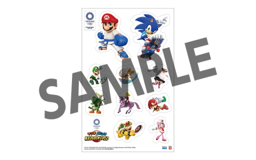 画像ギャラリー No.006のサムネイル画像 / 「マリオ&ソニック AT 東京2020オリンピック」各店舗の先着購入特典が公開