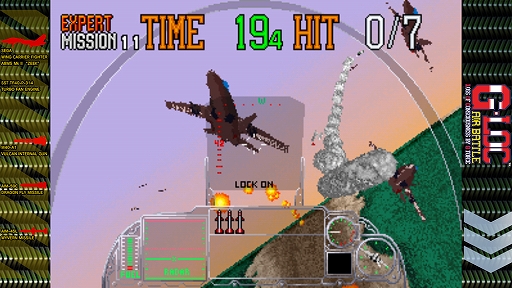 画像ギャラリー No.002のサムネイル画像 / Switch用ソフト「SEGA AGES G-LOC AIR BATTLE」が3月26日に配信。ジェット戦闘機による空中戦が楽しめる3Dシューティング