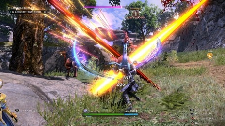 画像ギャラリー No.039のサムネイル画像 / 「SWORD ART ONLINE Alicization Lycoris」のバトルシステムが明らかに。パートナーとスキルチェインできる“リアルタイムバトル”
