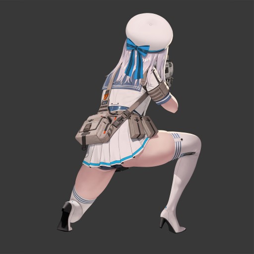 画像ギャラリー No.009のサムネイル画像 / 【PR】 「勝利の女神：NIKKE」のキモは“後ろ姿”にアリ。事前登録受付中の最新スマホゲームの魅力を，キャラクターの側面から紹介