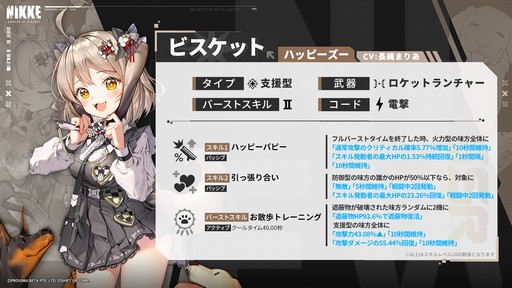 画像ギャラリー No.007のサムネイル画像 / ［プレイレポ］「勝利の女神：NIKKE」に“遮蔽物の復活”が可能な新キャラ“ビスケット”登場。挑発持ち防御型との相性も良さそうだ