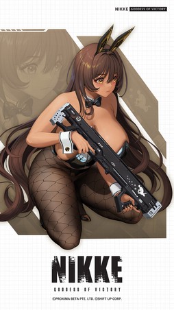 画像ギャラリー No.002のサムネイル画像 / ［プレイレポ］「勝利の女神：NIKKE」に新キャラ“ブラン”が登場。味方に“不屈”効果を付与するバニーガール姿の防御型ニケだ