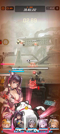 画像ギャラリー No.005のサムネイル画像 / ［プレイレポ］「勝利の女神：NIKKE」の新キャラ“ネロ”が登場。回復役との組み合わせで防御が堅くなり，敵の攻撃も集める優秀な防御型ニケだ