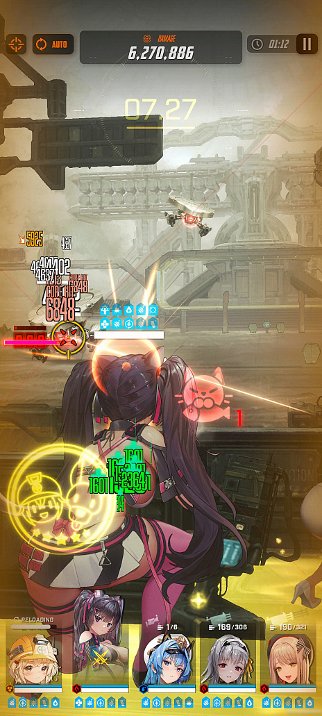 画像ギャラリー No.011のサムネイル画像 / ［プレイレポ］「勝利の女神：NIKKE」の新キャラ“ネロ”が登場。回復役との組み合わせで防御が堅くなり，敵の攻撃も集める優秀な防御型ニケだ