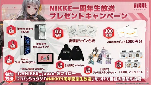 画像ギャラリー No.012のサムネイル画像 / 「勝利の女神：NIKKE」の新ニケ“レッドフード”の実装など，多数の新情報が公開された1周年記念放送の内容をまとめてお届け