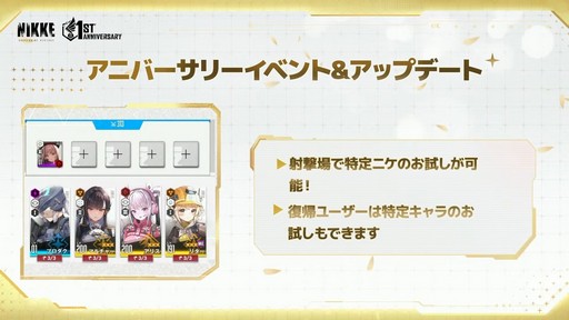 画像ギャラリー No.047のサムネイル画像 / 「勝利の女神：NIKKE」の新ニケ“レッドフード”の実装など，多数の新情報が公開された1周年記念放送の内容をまとめてお届け