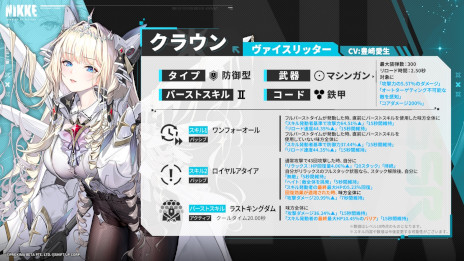 画像ギャラリー No.012のサムネイル画像 / 「勝利の女神：NIKKE」，1.5周年記念アップデート「LAST KINGDOM」を本日実施。SSRピルグリムニケ「クラウン」が登場