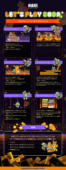 画像ギャラリー No.010のサムネイル画像 / 「勝利の女神:NIKKE」,新バージョンGOLDEN COIN RUSH実装。可愛いバニーガールに変身したソーダとアリスが登場