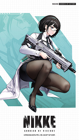 画像ギャラリー No.004のサムネイル画像 / 「勝利の女神:NIKKE」,アサルトライフルを使う火力型のニケ「マナ」が登場。最新バージョン「WISDOM SPRING」を本日実装