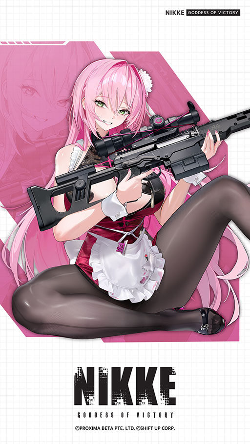画像ギャラリー No.002のサムネイル画像 / 「勝利の女神:NIKKE」,新SSRニケ「ベルベット」(CV:真田アサミ)を1月29日に実装。メイド服での新たな出で立ちで登場した元エージェント