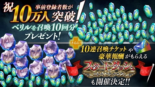 画像ギャラリー No.002のサムネイル画像 / 「アルカ・ラスト 終わる世界と歌姫の果実」の配信開始は2019年7月30日。事前登録者数10万人突破に伴い,さらなる報酬も追加に