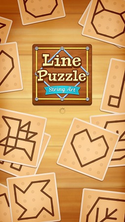 画像ギャラリー No.001のサムネイル画像 / 糸を使って図形を作り出すパズルゲーム「Line Puzzle」を紹介する「(ほぼ)日刊スマホゲーム通信」第1979回
