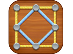 糸を使って図形を作り出すパズルゲーム「Line Puzzle」を紹介する「（ほぼ）日刊スマホゲーム通信」第1979回