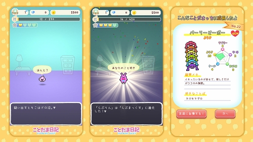 画像ギャラリー No.006のサムネイル画像 / ゆるキャラを育てるSLG「ことだま日記」が配信中。「BitSummit」への出展も決定