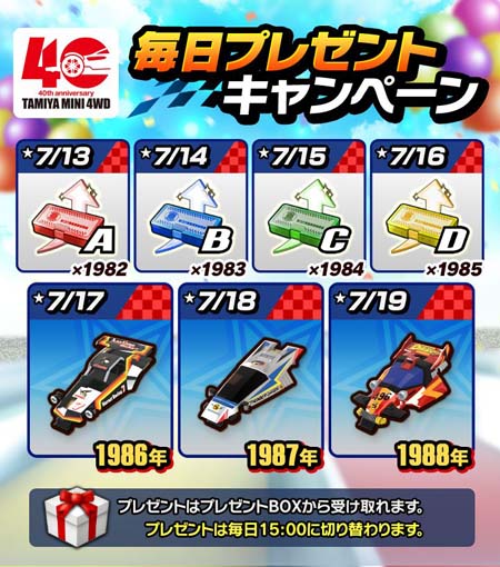 画像ギャラリー No.009のサムネイル画像 / 「ミニ四駆 超速グランプリ」，ミニ四駆40周年を記念した“豪華スペシャルガシャ”が開催中