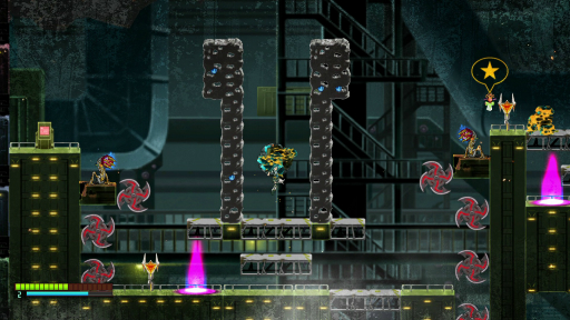 画像ギャラリー No.017のサムネイル画像 / ガレキと時を操るパズルアクション「GIGA WRECKER ALT.」プレイレポート。新エリアやヒントキャラクターが追加され,遊びやすくパワーアップ