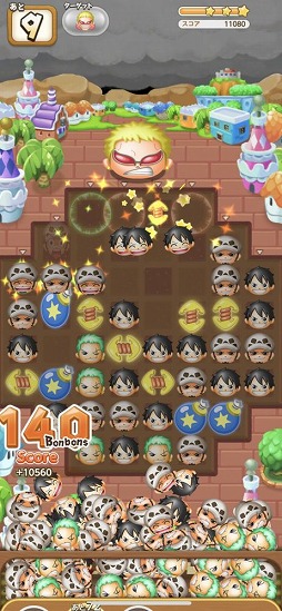 画像ギャラリー No.001のサムネイル画像 / スマホ向け新作パズルゲーム「ONE PIECE ボン！ボン！ジャーニー!!」が配信決定。可愛くデフォルメされたキャラクターたちがパズルのピースとなって登場