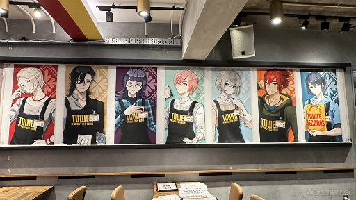 画像ギャラリー No.001のサムネイル画像 / 「ジャックジャンヌ」×TOWER RECORDS CAFE 表参道店をレポート。目に楽しく，舌も大満足。録り下ろしボイスの新PVも必見！