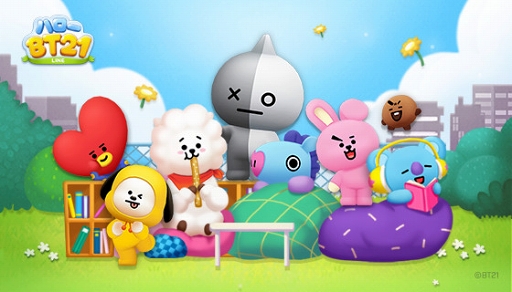 画像ギャラリー No.001のサムネイル画像 / 「LINE バブル」シリーズの最新作「LINE ハローBT21」の配信がスタート。TITIやRKなど「BT21」の新キャラクターも登場