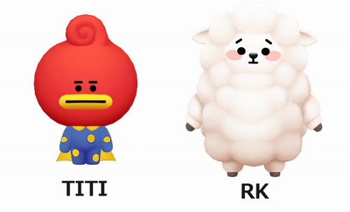 画像ギャラリー No.003のサムネイル画像 / 「LINE バブル」シリーズの最新作「LINE ハローBT21」の配信がスタート。TITIやRKなど「BT21」の新キャラクターも登場