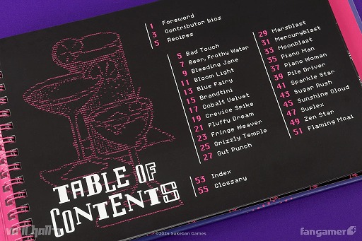 画像ギャラリー No.002のサムネイル画像 / 「VA-11 Hall-A」,レシピ本「Karmotrine Dream Cocktail Recipe Book」を海外で発売。現実の材料を使って作中のカクテルを再現できる