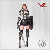 画像ギャラリー No.005のサムネイル画像 / 「V4」に登場するウォーロード，ナイトら6種類のクラス情報が公開に。各クラスの戦闘シーンが分かるムービーも掲載