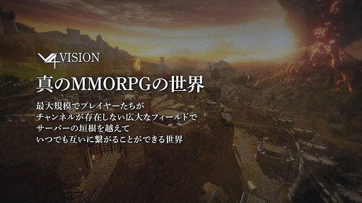 画像ギャラリー No.005のサムネイル画像 / ネクソンが新作MMORPG「V4」を発表。他サーバーと行き来できる“インターサーバー”を搭載し，スマホ/PCのクロスプラットフォームにも対応