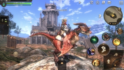 画像ギャラリー No.003のサムネイル画像 / 新作MMORPG「プロジェクト エターナル」は昼夜・天候が変化する。時間の流れを確認できるムービーも公開