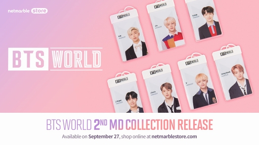 画像ギャラリー No.001のサムネイル画像 / 「BTS WORLD」第2弾グッズが「ネットマーブルストア」にて9月27日10：30に発売開始